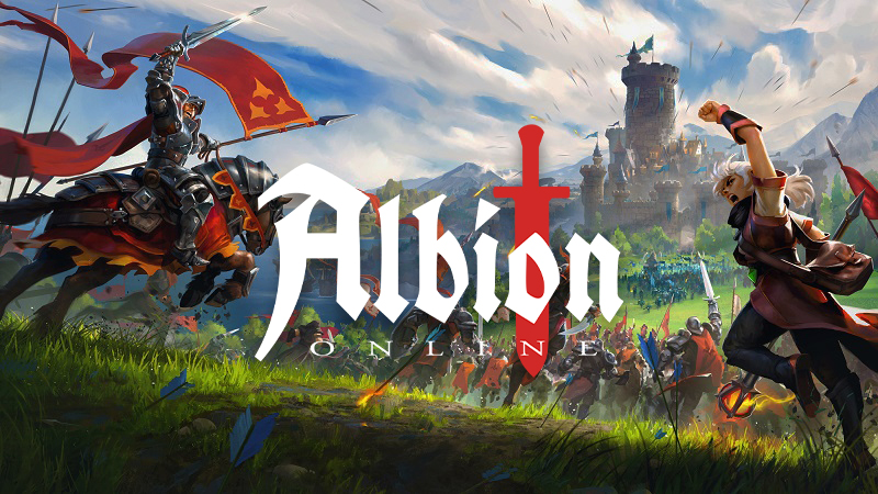 Albion Online Key Art with Logo